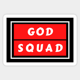 God Squad | Christian Typography Magnet